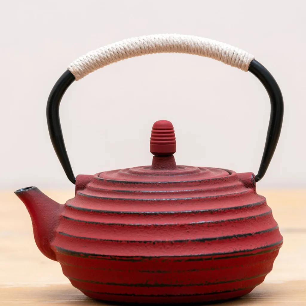 Terza Luna Genmaicha Giapponese^Cast Iron Teapots 700ml, Japan