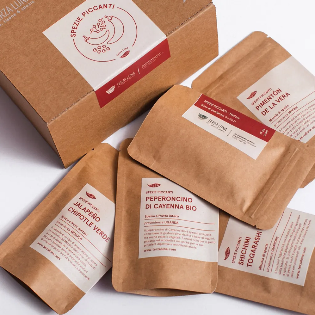 Terza Luna Degustazione Di Spezie|Box Degustazione Di Sale^Hot! Spicy spices tasting box