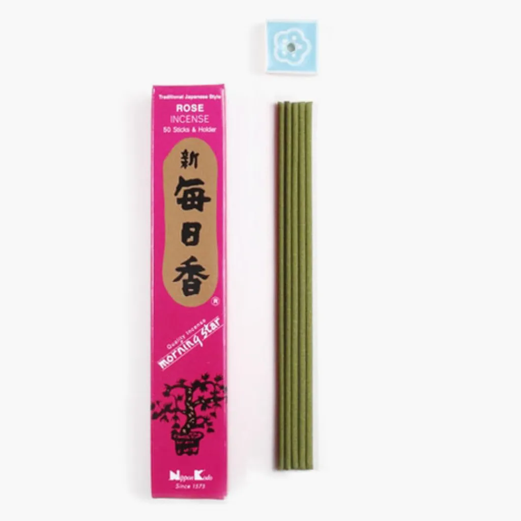 Terza Luna Incensi Giapponesi^Japanese Morning Star Incense Rose