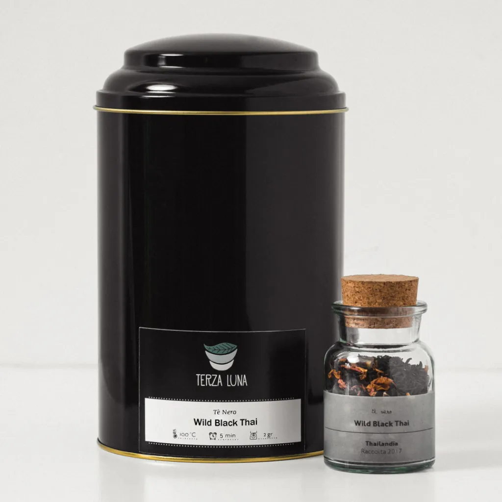 Terza Luna Scatole Per Il Tè^1kg tin can with tester