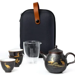 Terza Luna Teiere, Servizi Da Tè E Tisaniere^Teapot and cups set -Golden Heron-